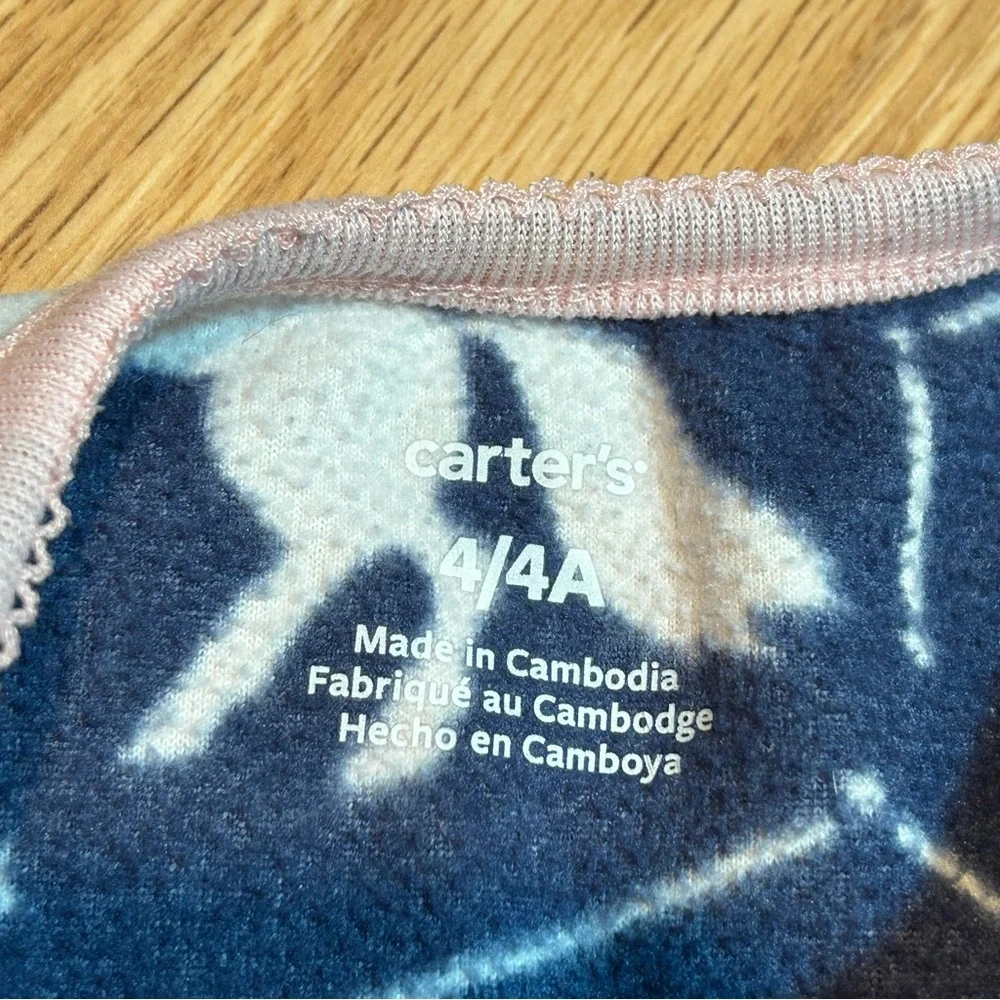 Carter's polar fleece unicorn‎ one piece outfit 4 years